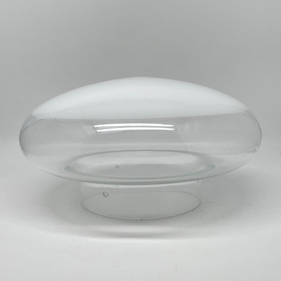 Leucos Gill 28 – Roberto Pamio – Vintage Space Age Wall/Ceiling Light – Plastic, Glass (photo 8 of 17)