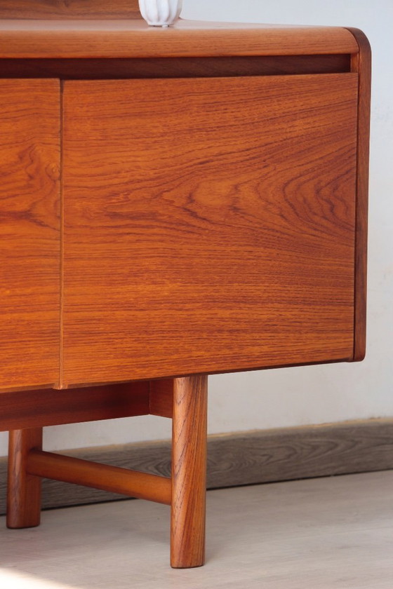 Image 1 of White Newton Teak Sideboard: Large “Petersfield” Sideboard