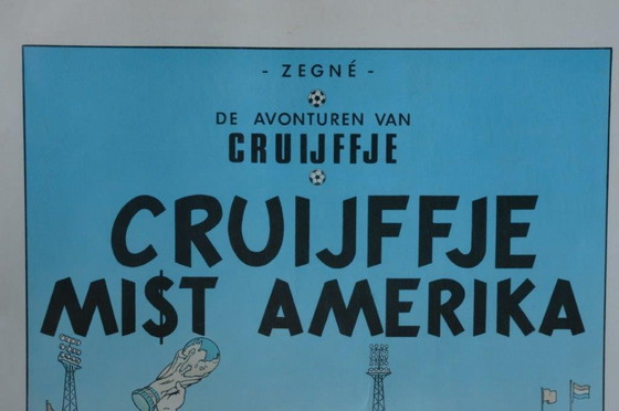 Image 1 of Kunstdruck Cruyffje vermisst Amerika
