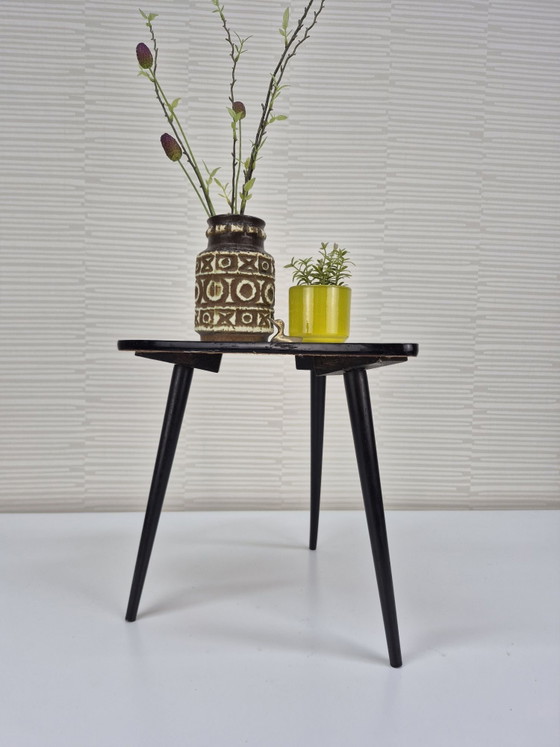 Porta piante vintage, triangolare, anni '60, '70. – Legno (photo 2 of 8)