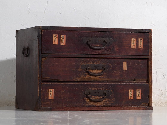 Antique Japanese cedar ko-dansu drawer, Meiji period (ca. ) #48 – Chest of drawers (photo 34 of 40)