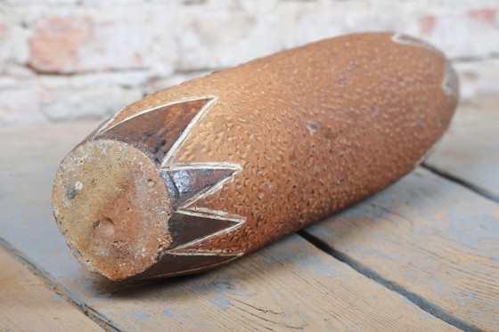 Original Mid-Century Vase, Ceramic, Well-Preserved Condition, Czech, 1940s (photo 8 of 8)