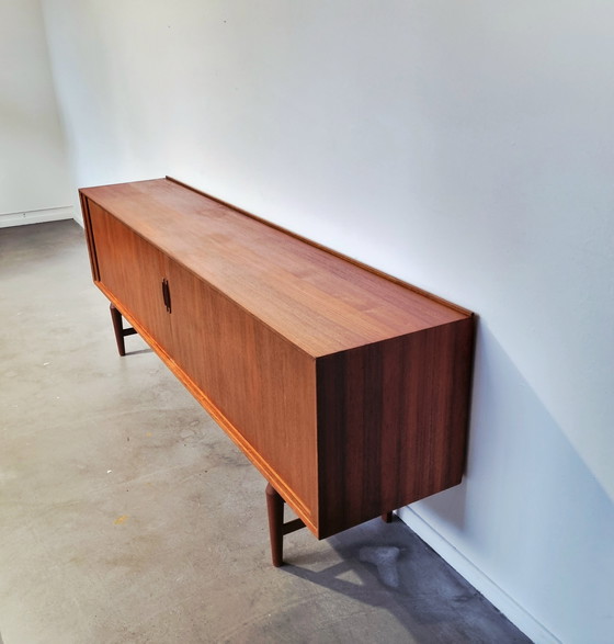 Image 1 of X-Large teak sideboard by Omer Lefevre, Belgium 1960