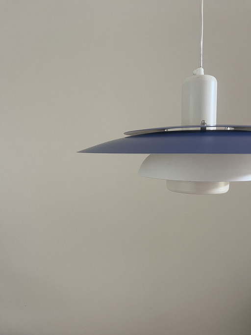 Deense hanglamp Lyskaer Type 4756 - jaren 70 - schalenlamp 