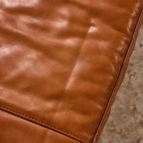 Image 1 of MK11156 Ottoman with leather upholstery