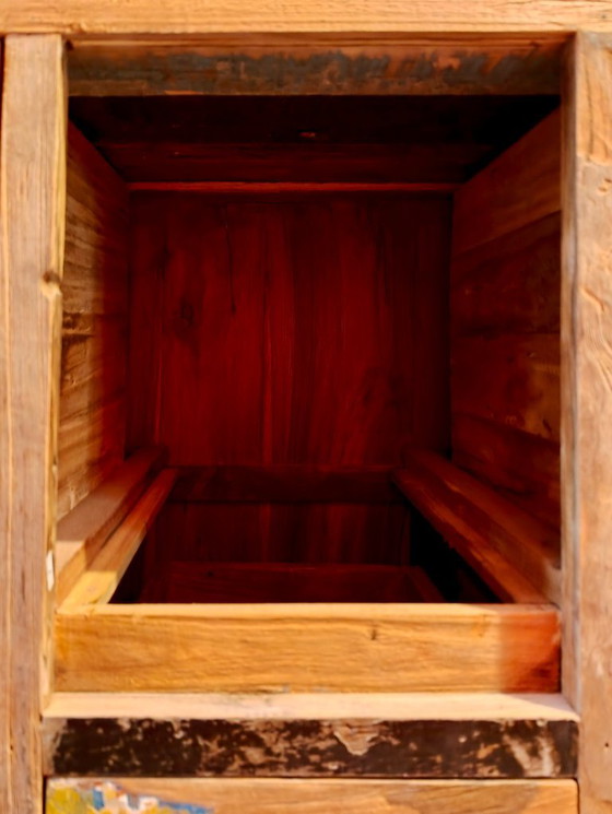 Cassettiera in legno riciclato – Cassettiere (photo 5 of 9)