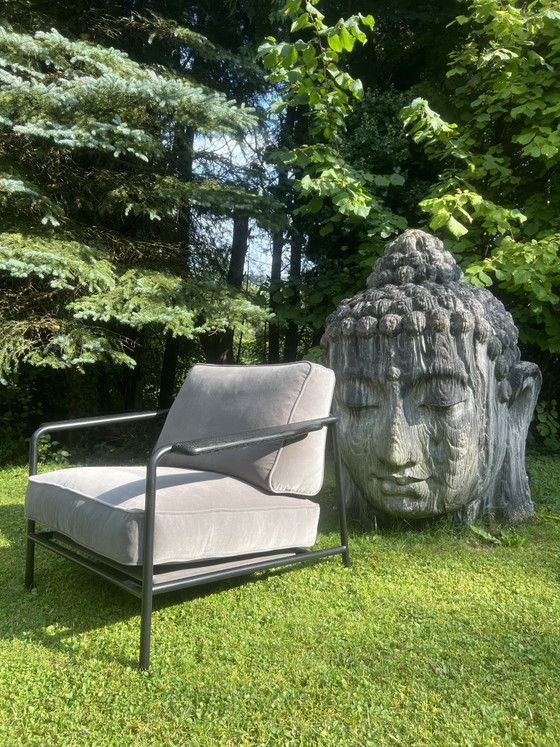 Image 1 of Wendelbo Aero Lounge Chair Large – Design 365 North – Fluweelgrijs