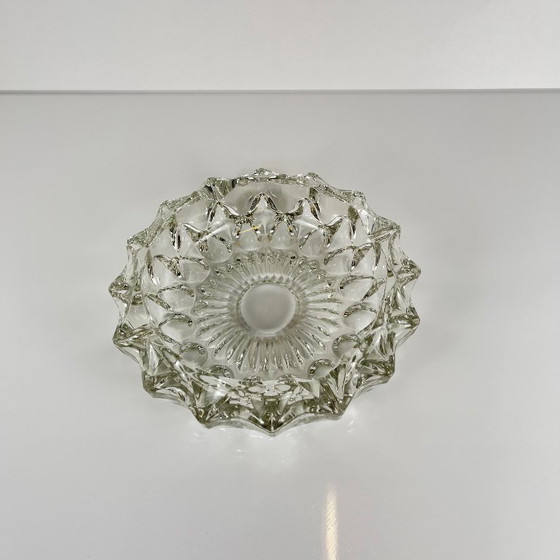 Image 1 of Grote geslepen kristallen asbak, 1960, Frankrijk