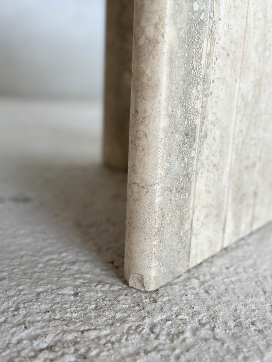 Image 1 of Vintage Travertine Coffee Table, 1980's