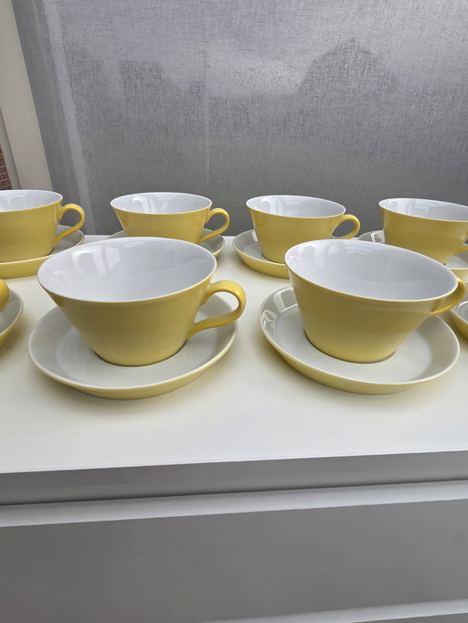 Arzberg Trinket Soup Cup and Saucer Yellow