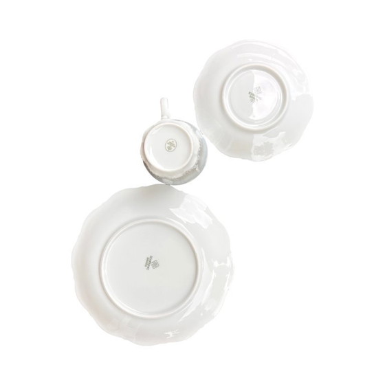 Image 1 of Schirnding Bavaria Frühstücksservice – 1960er Jahre, signiert, Art-déco-Porzellan