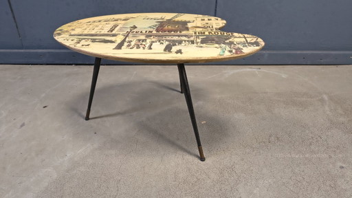 Mid Century Italian Coffee Table, 1950s – salontafels, Metal, Wood