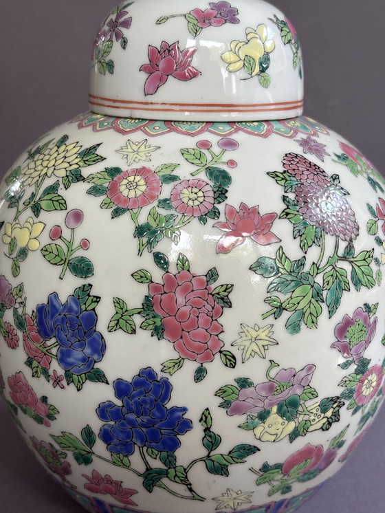 Image 1 of Pentola cinese con coperchio, vintage