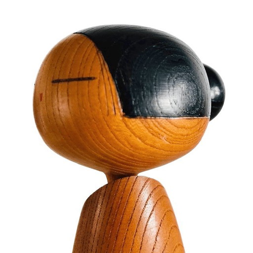 Vintage Japanese Sosaku Kokeshi doll Sato Suigai 1960's