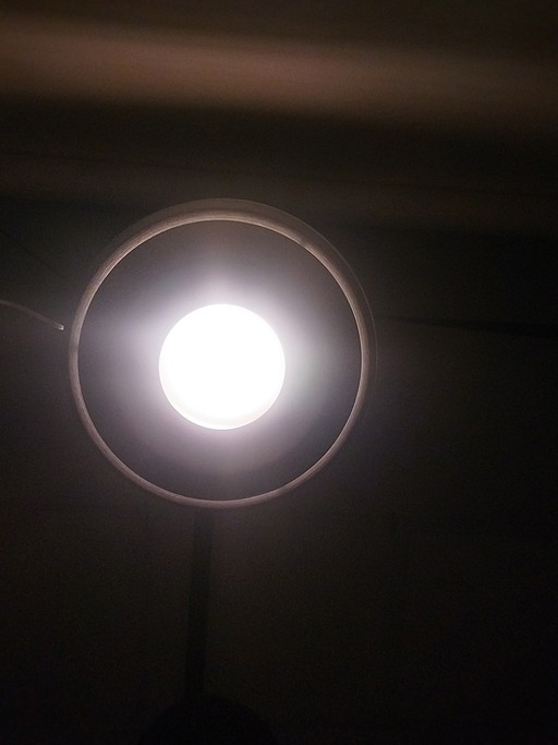 1 x Eglo aluminium saturn hanglamp 1980's 