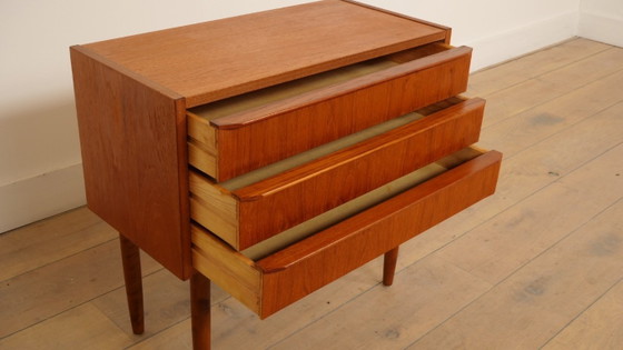 Image 1 of Commode vintage | 3 tiroirs | Table de chevet