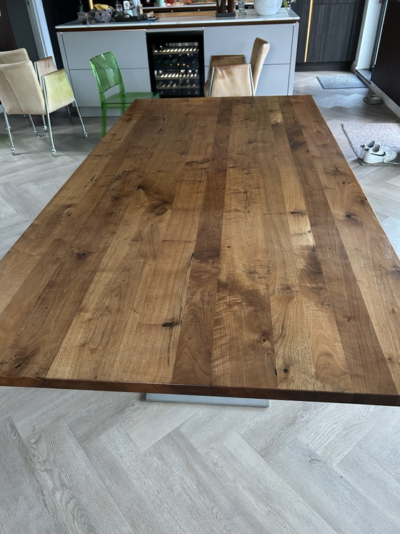 Image 1 of Walnut dining table by Bert Plantagie 200x100 cm