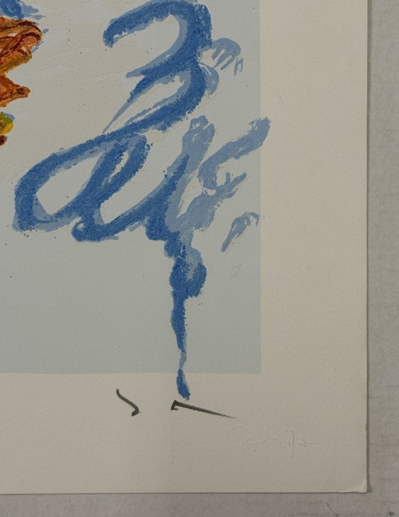 Mario Schifano Siebdruck 50x70cm Abstrakter Eindruck, Pop, Torcular – Lithographien & Drucke, Paper, Wood (photo 2 of 6)