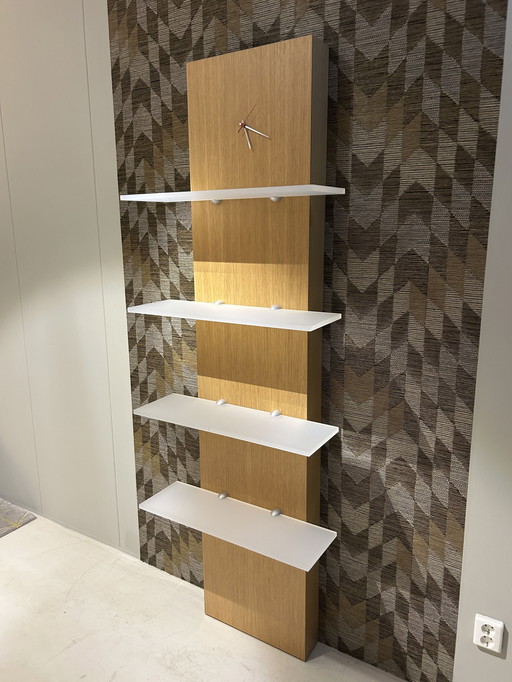 Mobiletto da parete con orologio Interstar Innocore