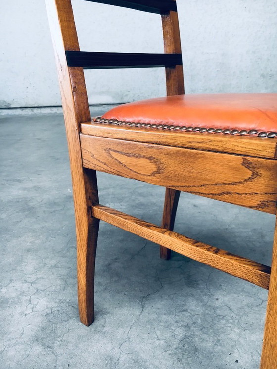 Image 1 of Art-déco-Stuhlset im Stil der Moderne, Belgien, 1930er Jahre