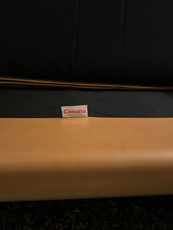 Image 1 of Cassina 3-seater and 2-seater leather sofa set
