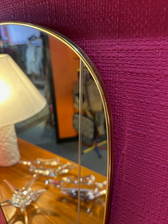 Image 1 of Messing spiegel achteruitkijkspiegel