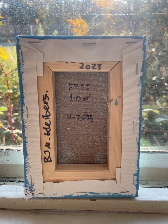 Image 1 of Painting of a young black redstart