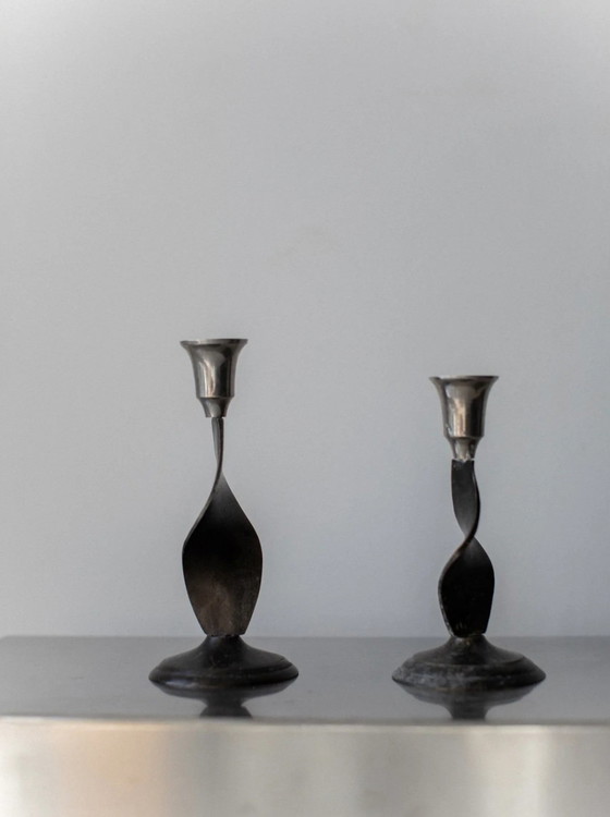 Image 1 of Mcm brutalistische Kerzenhalter