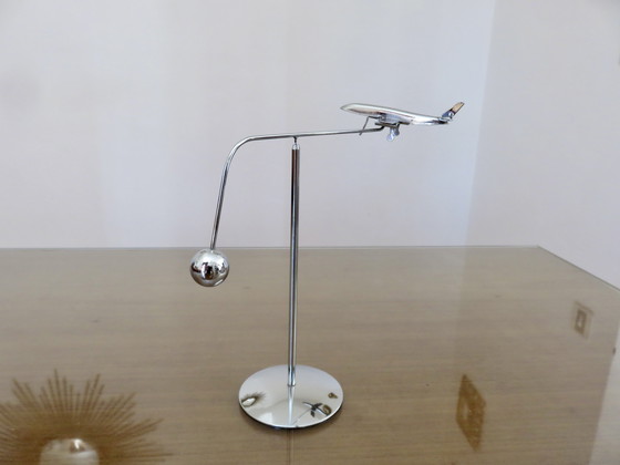 Image 1 of Antique Kinetic Metal Quadjet Mobile, Vintage Kinetic Metal Quadjet, 70's