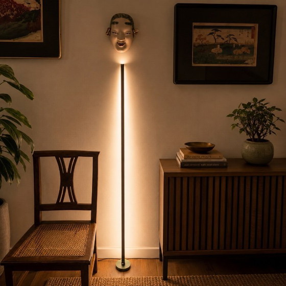 Image 1 of Gica Contra Floor Lamp 195 Black by Tommaso Cristofaro
