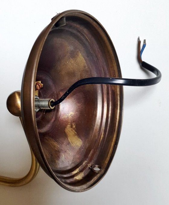 2 Art Deco Wandleuchten, Glas, Beige (Foto 48 von 53)