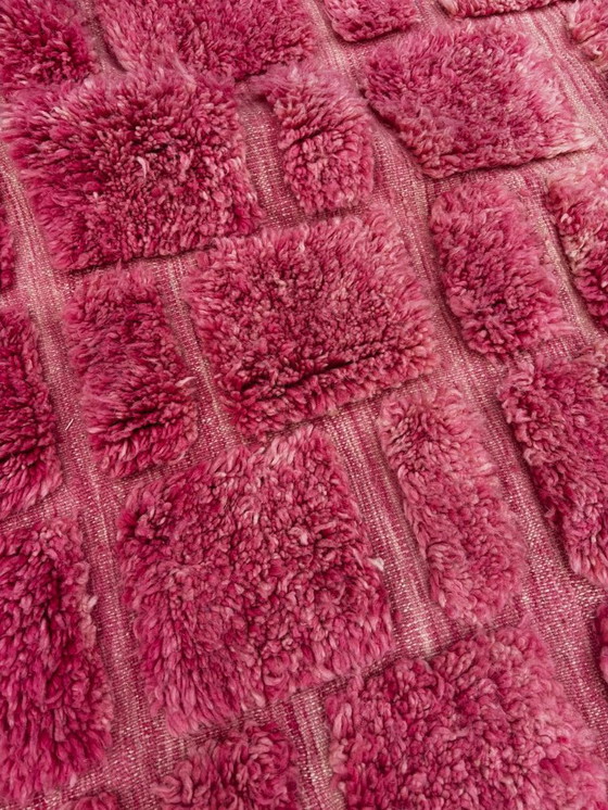 Image 1 of Moroccan Mrirt Rug Handmade Wool – Large Pink Berber Area Rug 200x320 cm