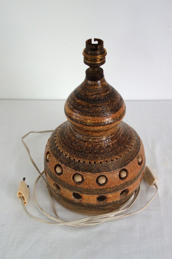 Image 1 of Georges Pelletier Keramische Lampvoet, 1960