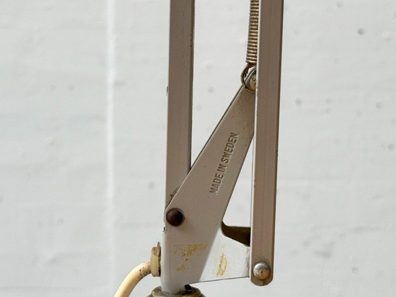 Image 1 of Vintage Ledu klemlamp in grijs, Zweden, jaren 70.