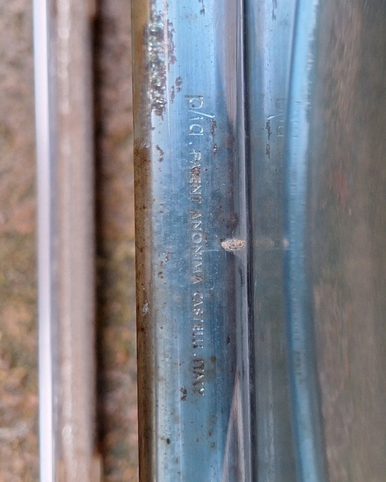 Image 1 of Sedia Plia in plexiglas blu di Giancarlo Piretti per Castelli