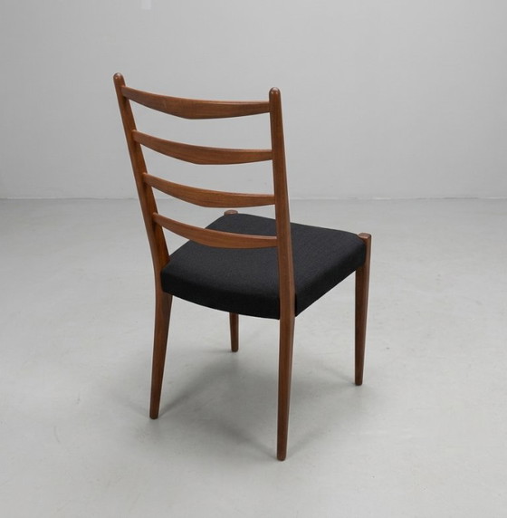 Juego de 5 sillas de comedor Pastoe ST09 de Cees Braakman – Teca – Para retapizar – Wood (photo 5 of 7)