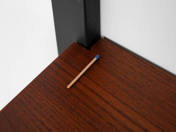 Image 1 of Teakhouten wandrek, Deens design, jaren 60, gemaakt in Denemarken.