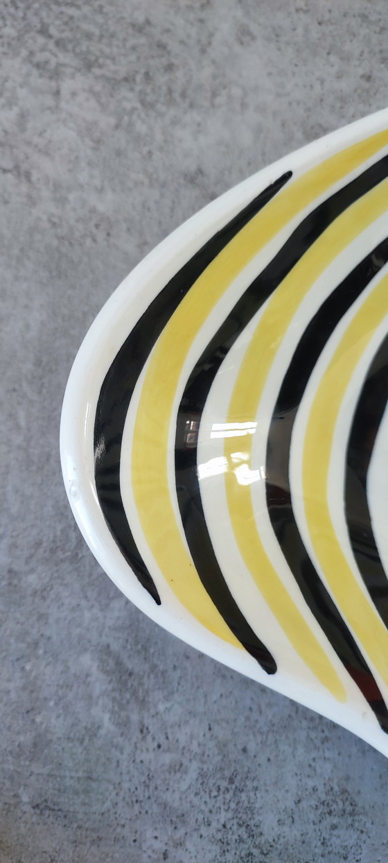 Image 1 of Grandes coupelles, vide-poches d'Alessio Tasca en céramique italienne 60-70