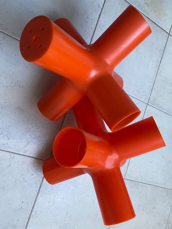 Image 1 of 2x Pantallas de lámpara Crosslight Naranja Van Dark