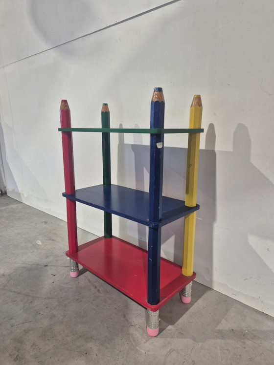 Image 1 of Vintage stone sala pencil and stick cabinet