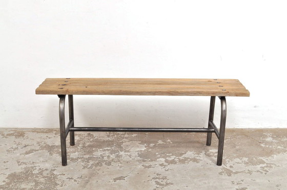 Image 1 of Vintage industrial bench/dressing room bench, 1950s