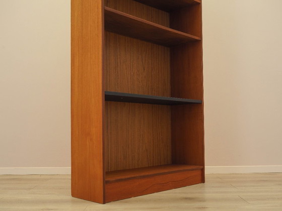 Image 1 of Librería de teca, diseño danés, década de 1970, fabricada en Dinamarca.