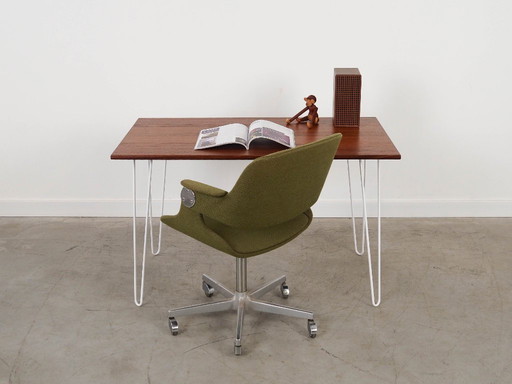 Scrivania in teak, design danese, anni '70, prodotta in Danimarca