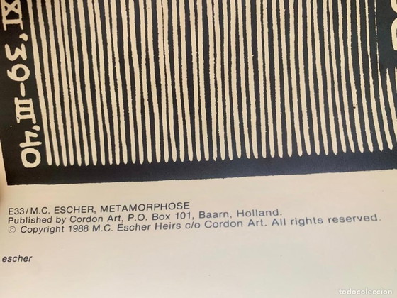Image 1 of 1988 M.C. Escher – Metamorfose – Cordon Art Holland