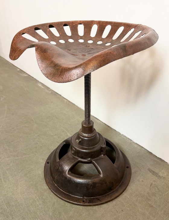Image 1 of Vintage industriële draaistoel, jaren 1950