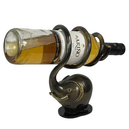Corry Ammerlaan v. Niekerk - Artihove - Brass bottle display - In the shape of an Elephant