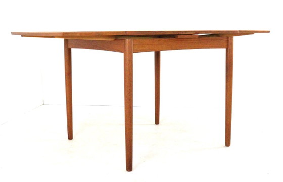 Tavolo da pranzo quadrato allungabile in teak Poul Hundevad, stile vintage danese. – Set da pranzo, Wood (photo 21 of 24)