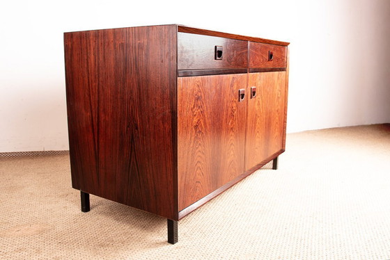 Image 1 of Buffet ou petite enfilade Danoise en Palissandre par Erik Brouer pour Brouer’s Mobelfabrik 1960.
