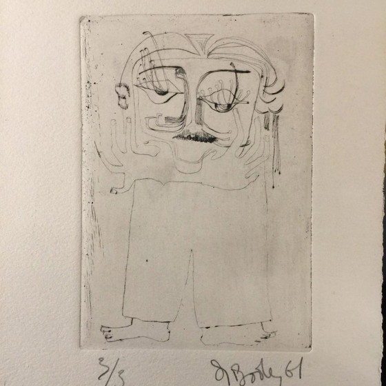 Anne Body, When We Lost Our Head, Incisione su carta, anni '60 – Litografie e stampe, Paper (photo 6 of 6)
