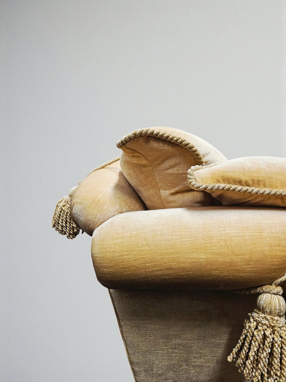 Image 1 of Museum-Grade 1997 Parker & Farr Grand Knole Sofa in Original Rhitam Velvet 